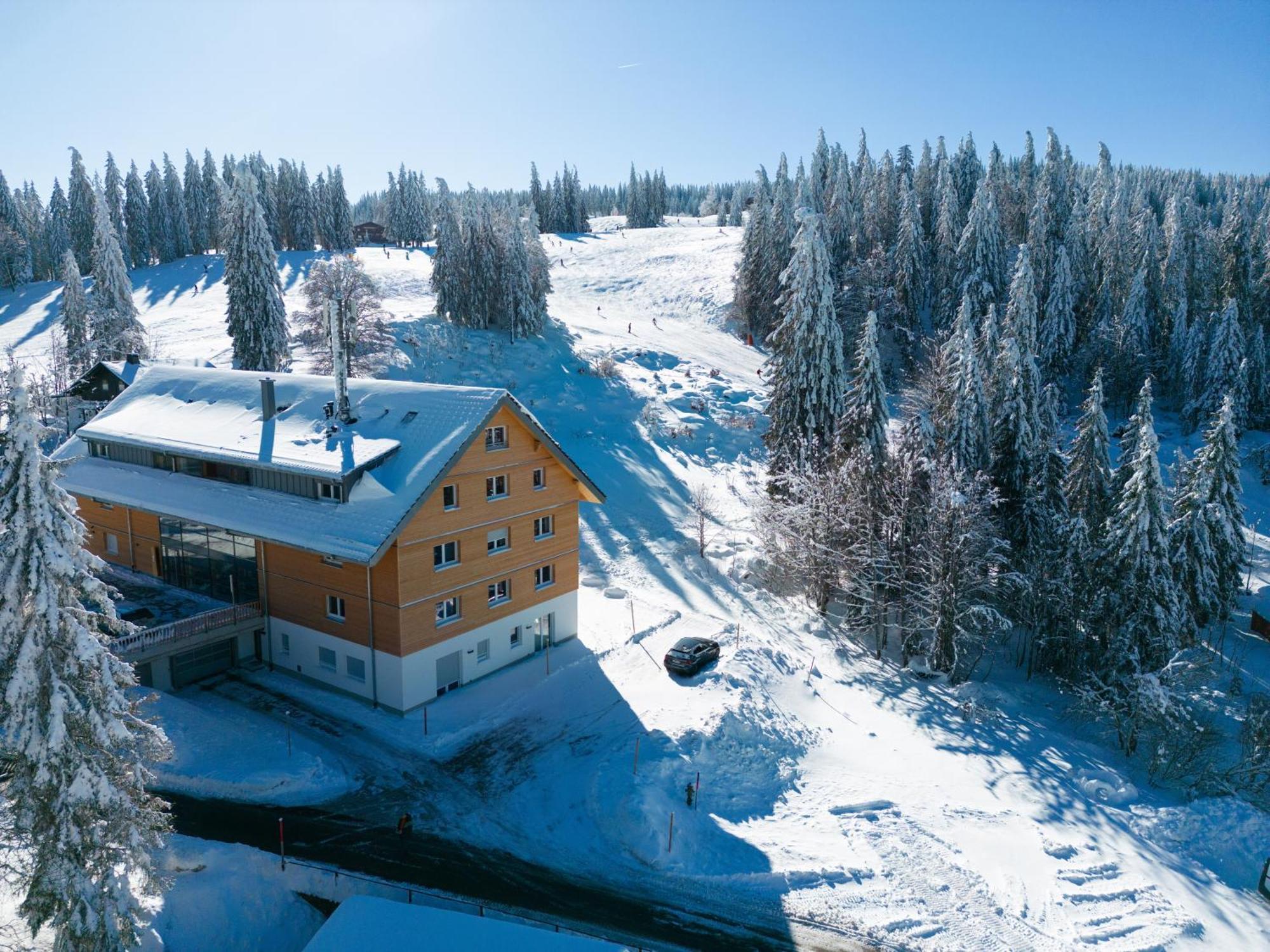 Stube9 Am Feldberg, Direkt An Der Skipiste, Ski In-Ski Out เฟลด์แบร์ก ภายนอก รูปภาพ